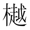 樾的韓國明朝體
