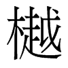 樾的香港明體