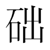 礎(chǔ)的韓國明朝體