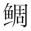 鯛的韓國明朝體