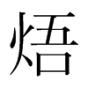 焐的韓國明朝體