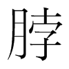 脖的韓國明朝體